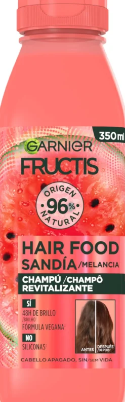 Fructis Champô Melancia para Cabelo Maçante Hair Food