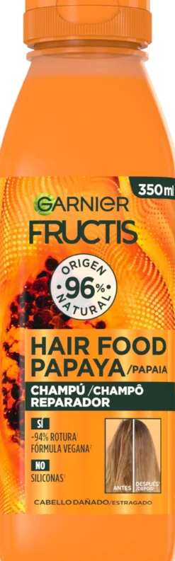 Fructis Hair Food Champô Papaia Reparador