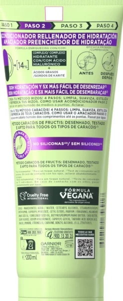 Fructis Método Caracóis Condicionador Passo 2