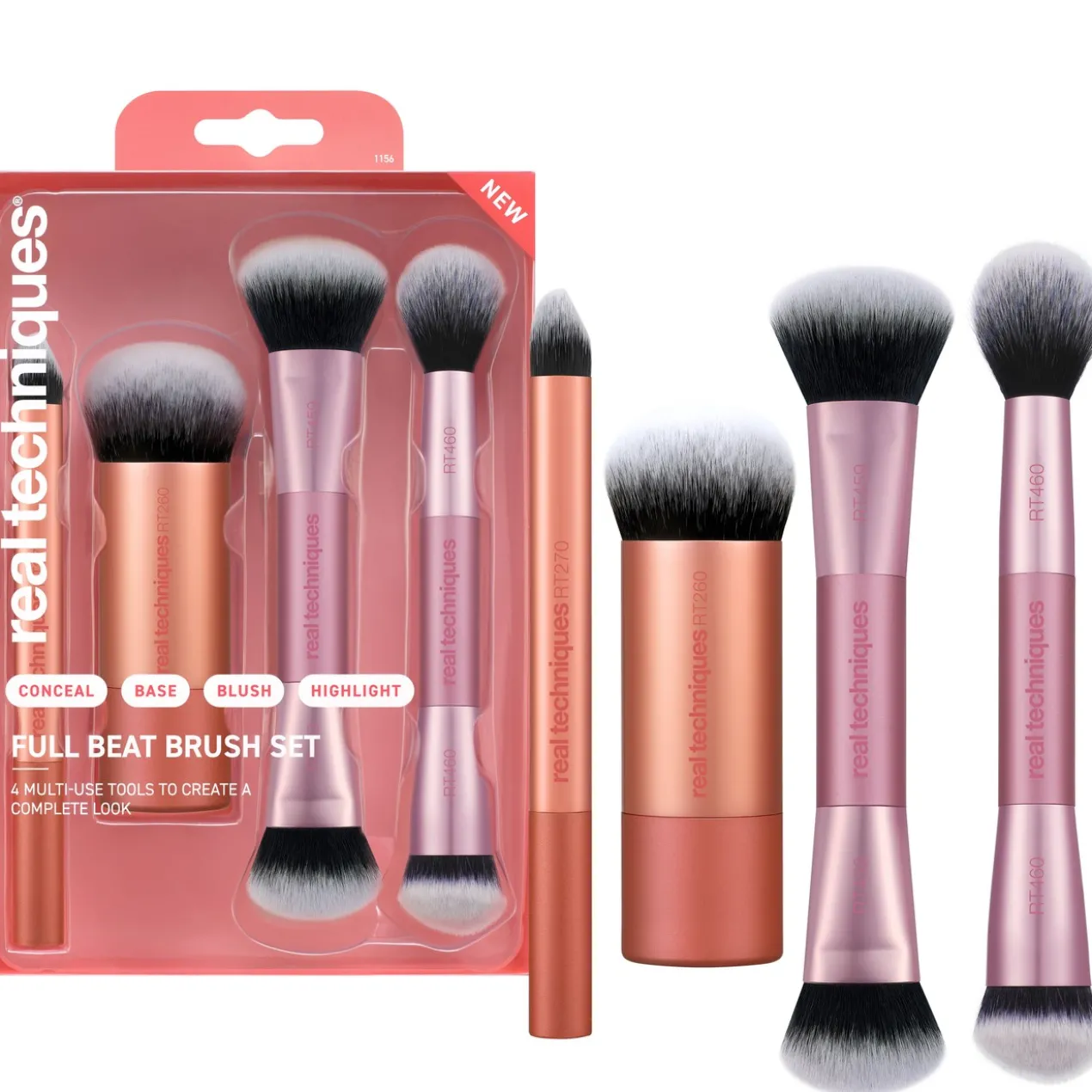 Full Beat Set de 4 Pincéis