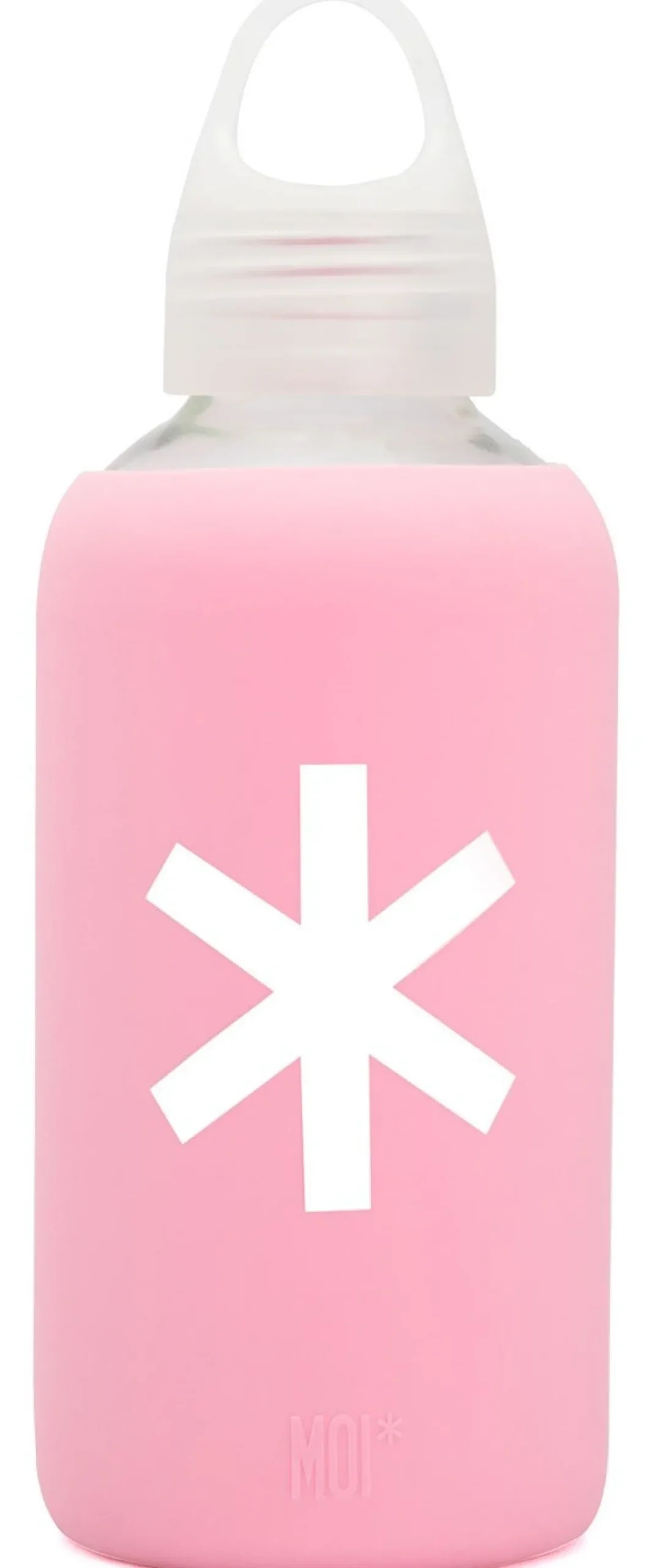 Garrafa de Vidro com Capa de Silicone Colorida