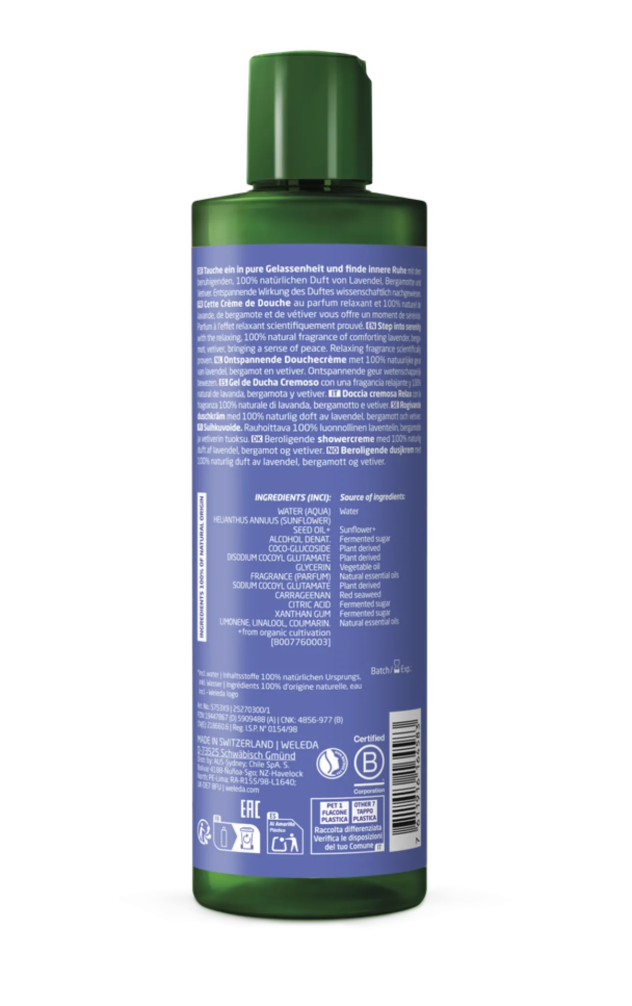 Gel de Banho Cremoso de Lavanda