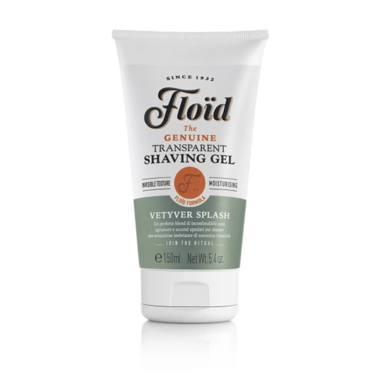 Gel de Barbear Transparente Vetyver Splash