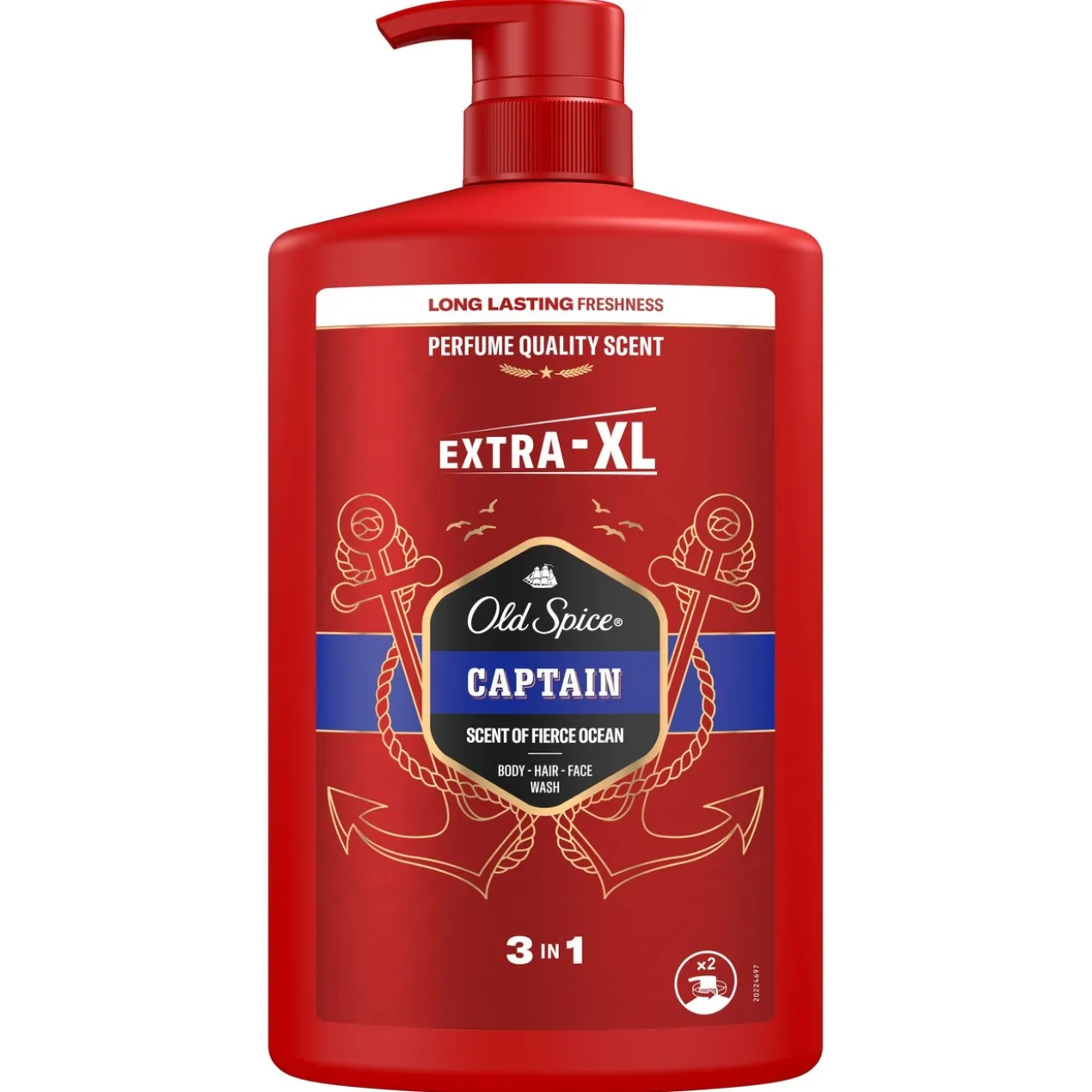 Gel de Duche Captain 3 em 1
