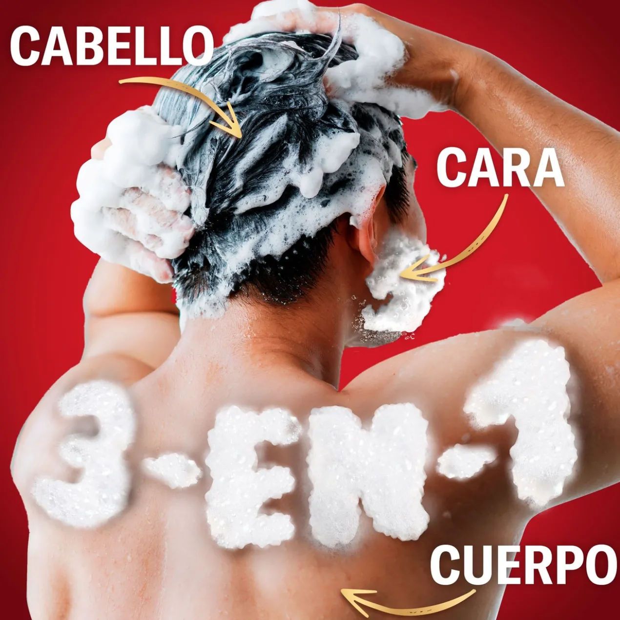 Gel de Duche Captain 3 em 1