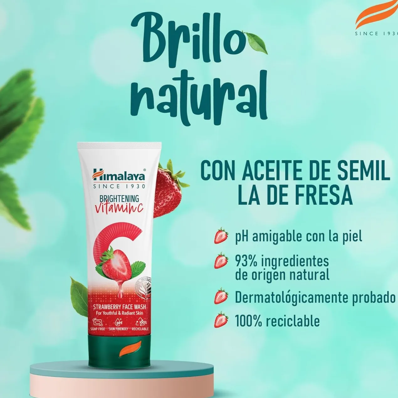 Gel de Limpeza Facial Vitamina C Morango