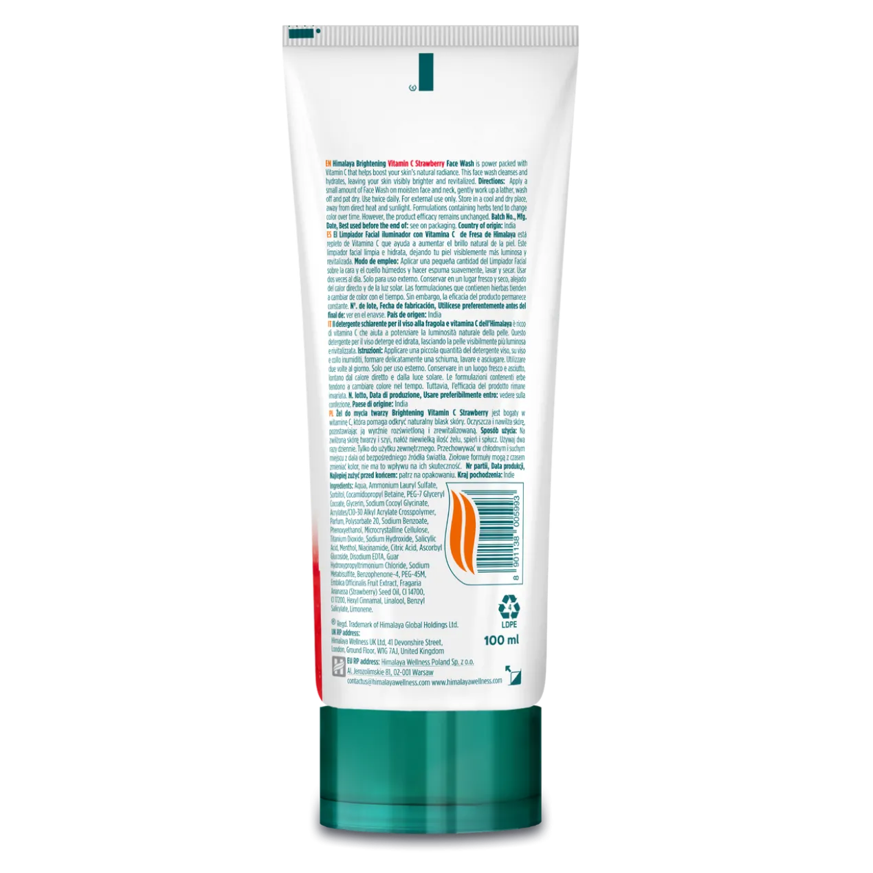 Gel de Limpeza Facial Vitamina C Morango