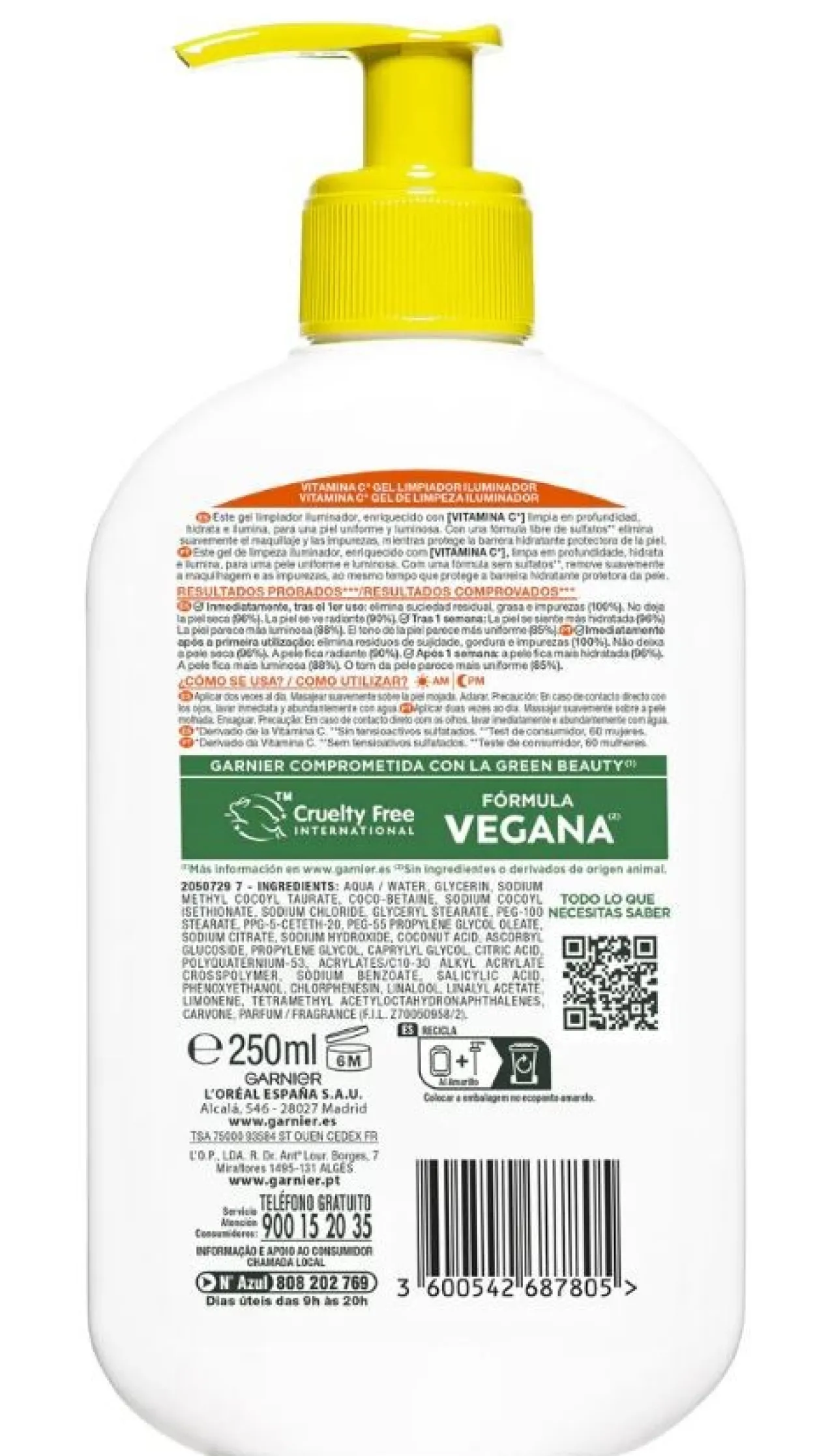 Gel de Limpeza Skin Active Vitamina C