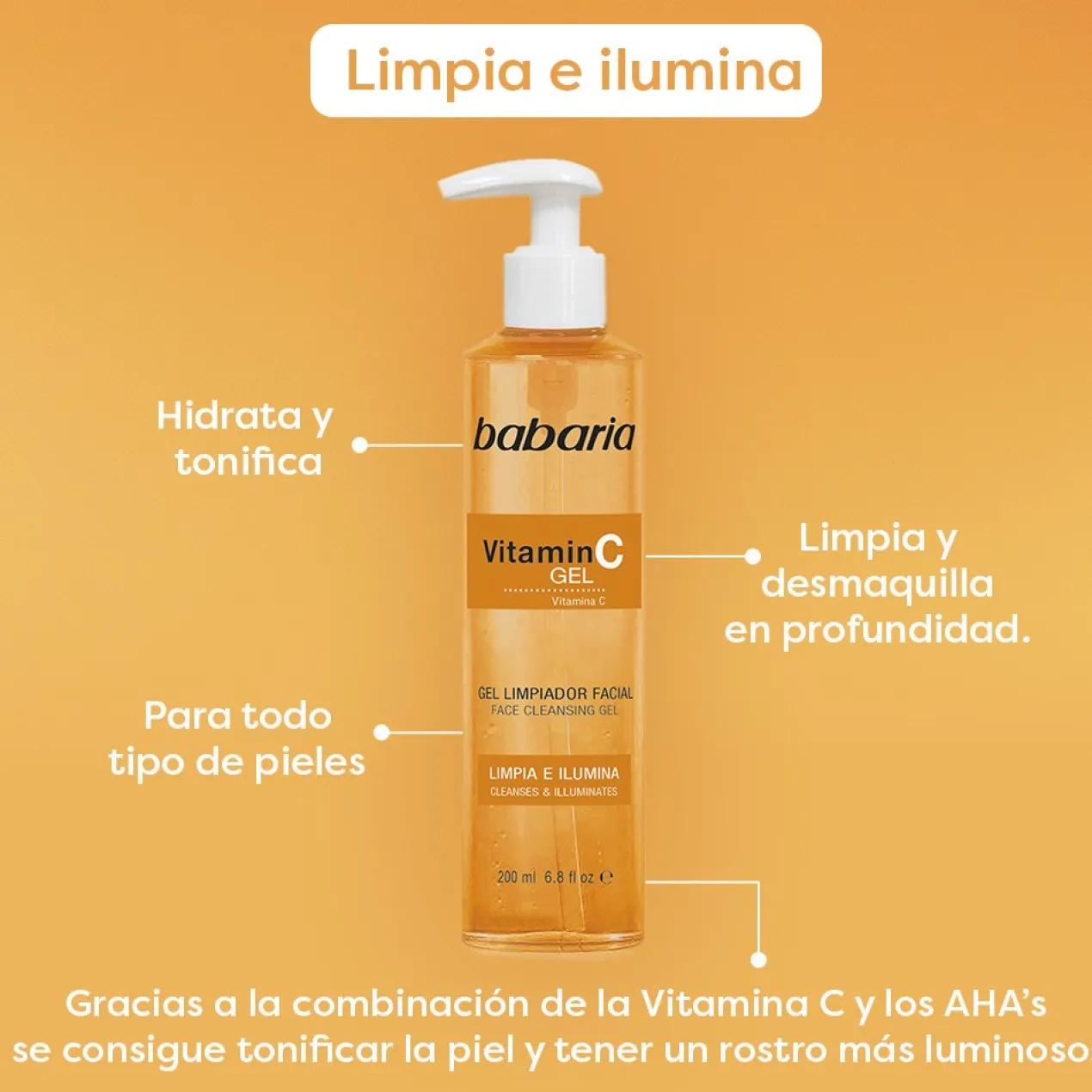 Gel de Limpeza Vitamina C