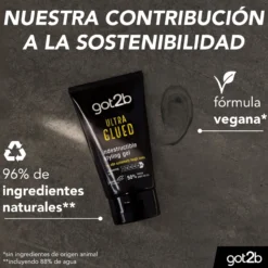 Gel Fixador Ultra Glued Indestructible Styling Gel