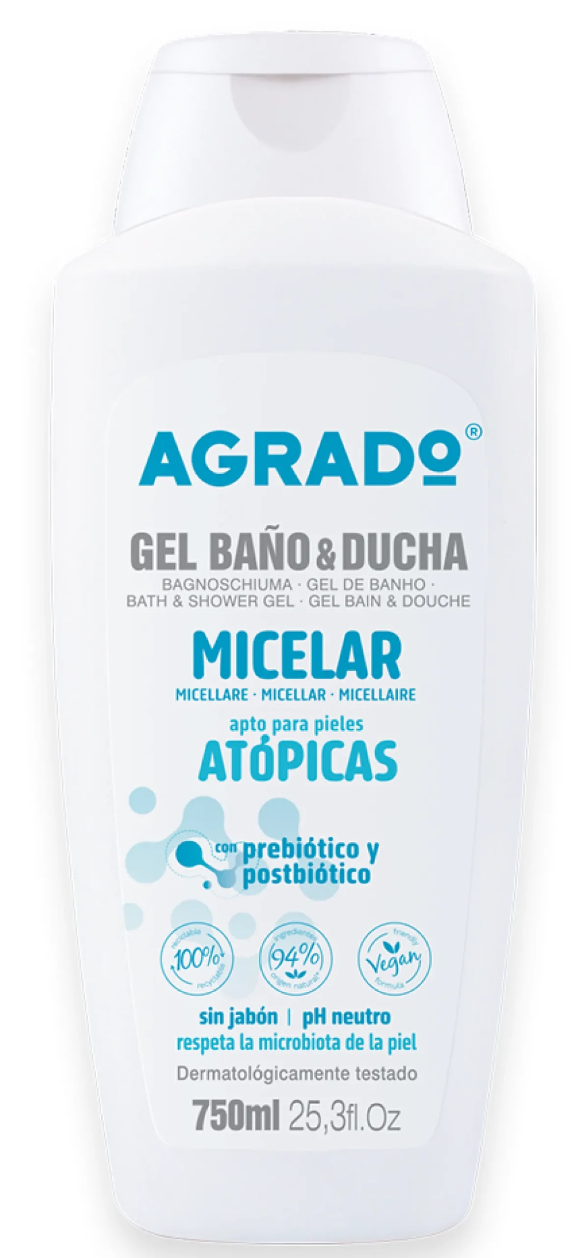 Gel Micelar Banho e Duche Peles Atópicas