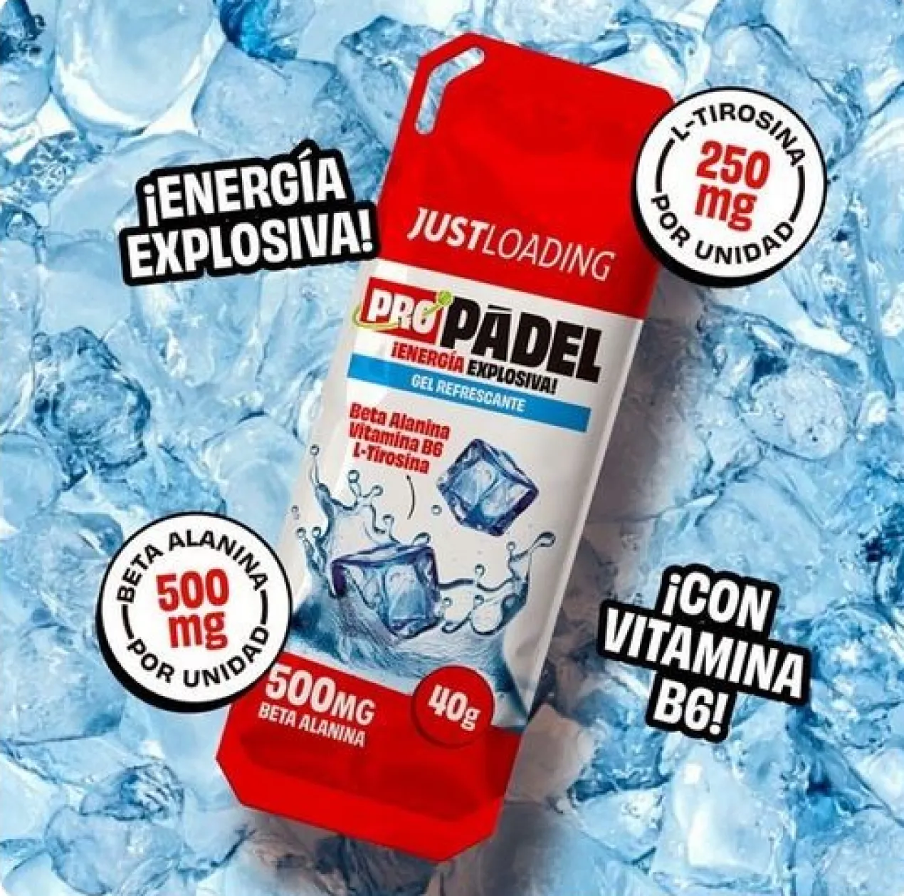 Gel Neutro Pro Pádel Energia Explosiva