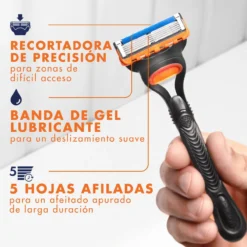 Gillette Fusion5 Pack Poupança 7+1 Recargas para Máquinas de Barbear