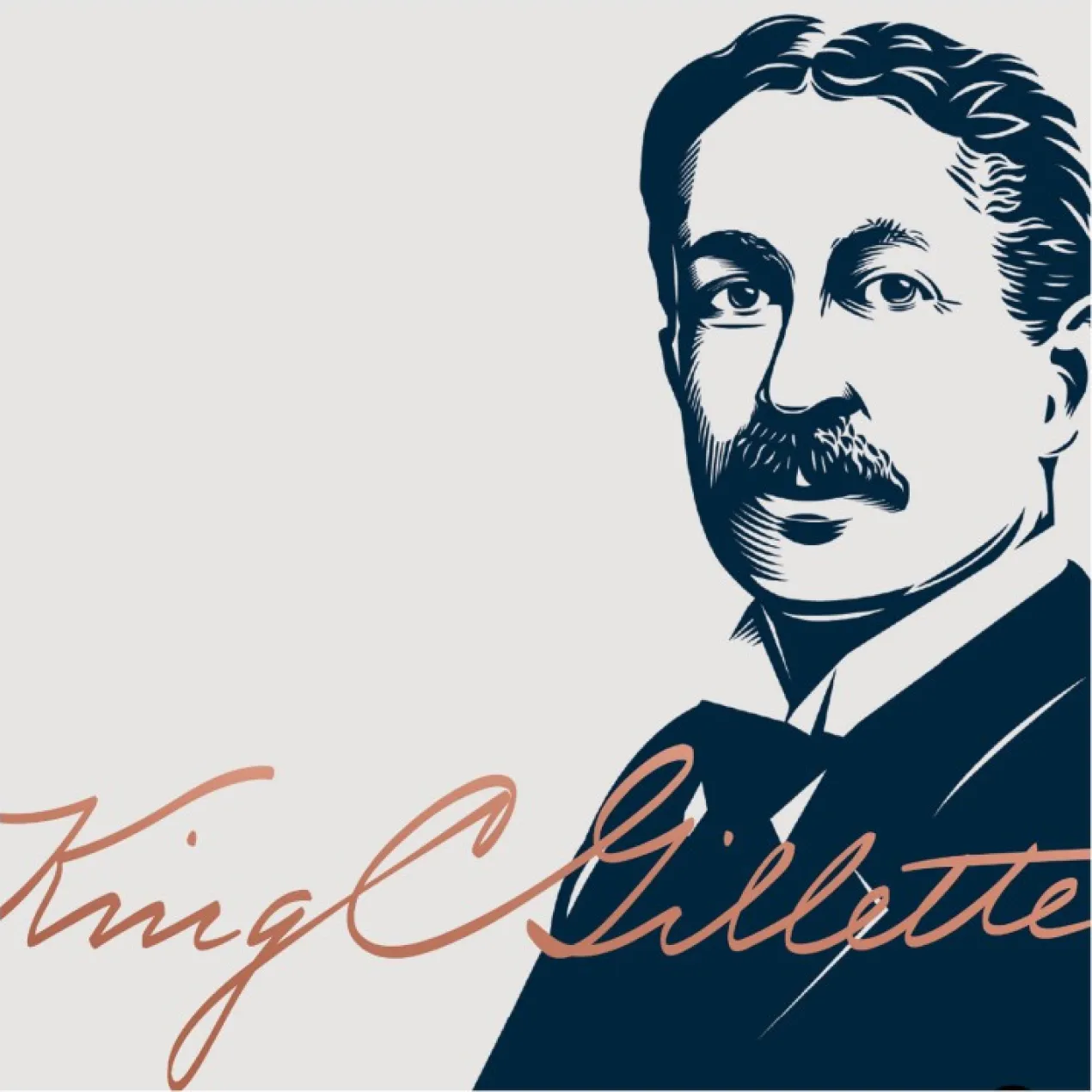 Gillette King C. Lâminas de Barbear de Duplo Fio