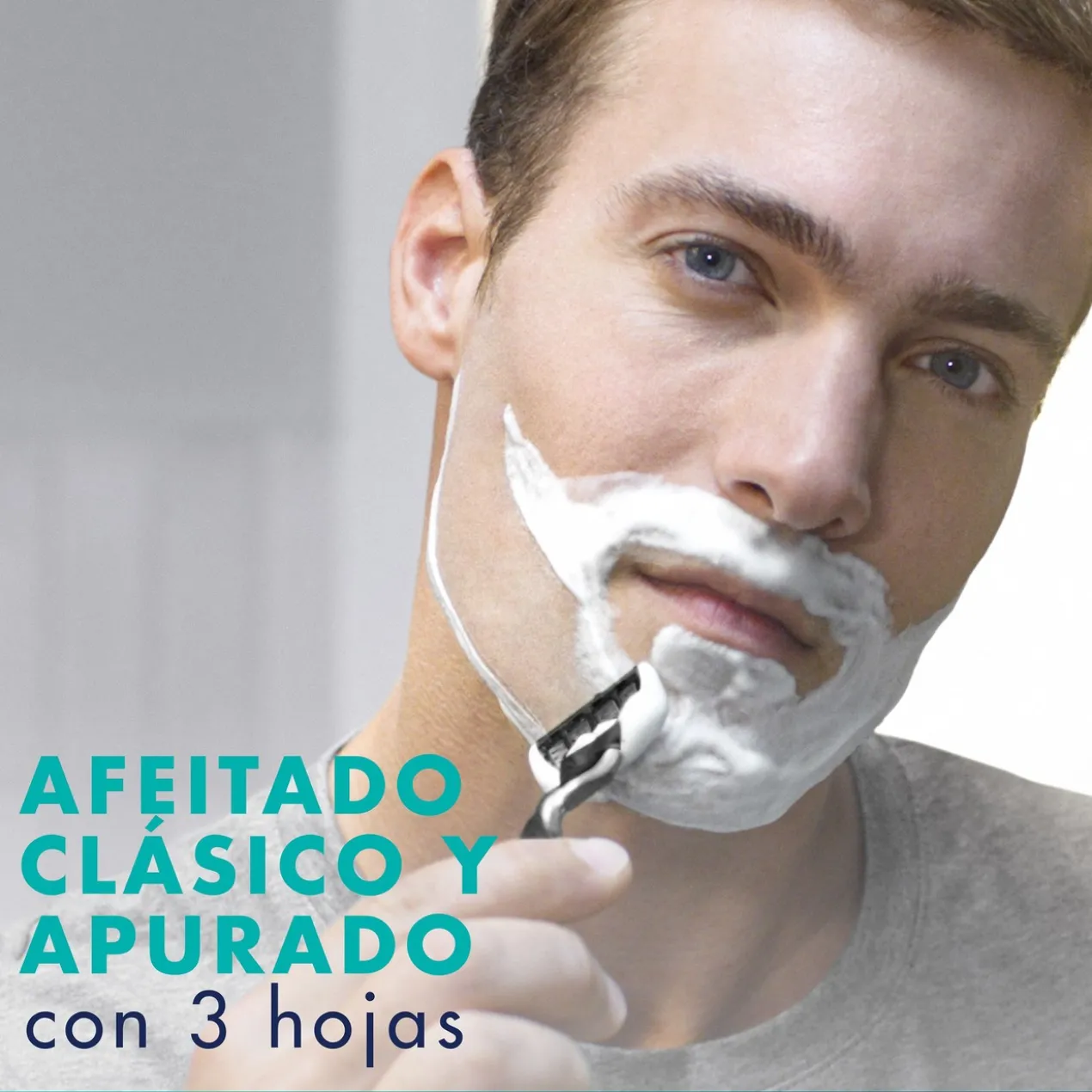 Gillette Mach3 Pack Poupança 7+1 Recargas para Máquinas de Barbear Masculinas