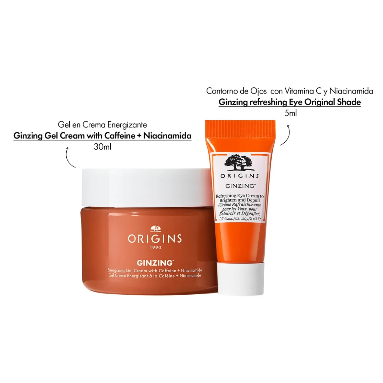 Ginzing Refresca e Reenergiza Conjunto de Presente