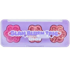 Glam Blush Trio Blushes com Brilho