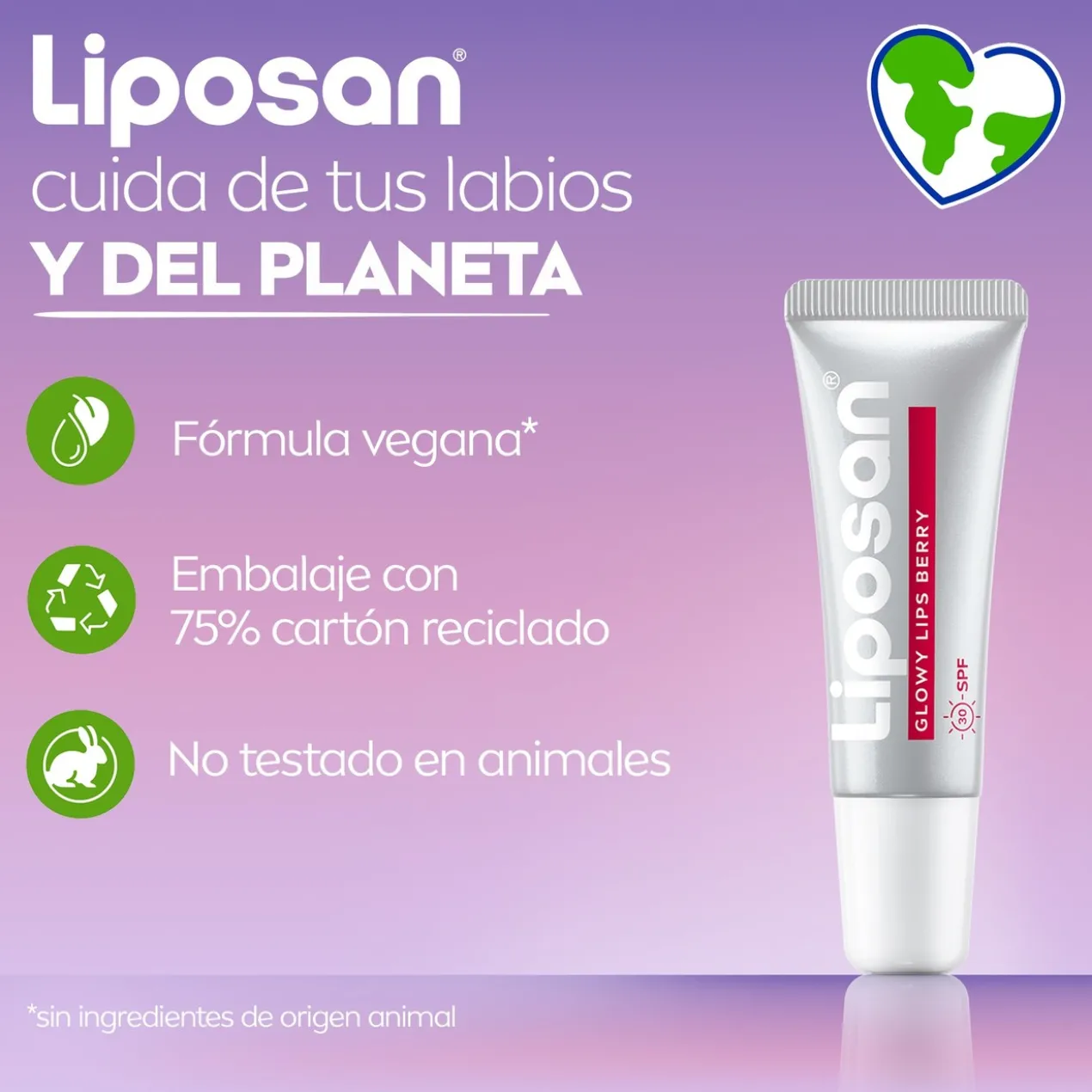 Glow Lips Berry Lábios com Efeito Glow SPF30