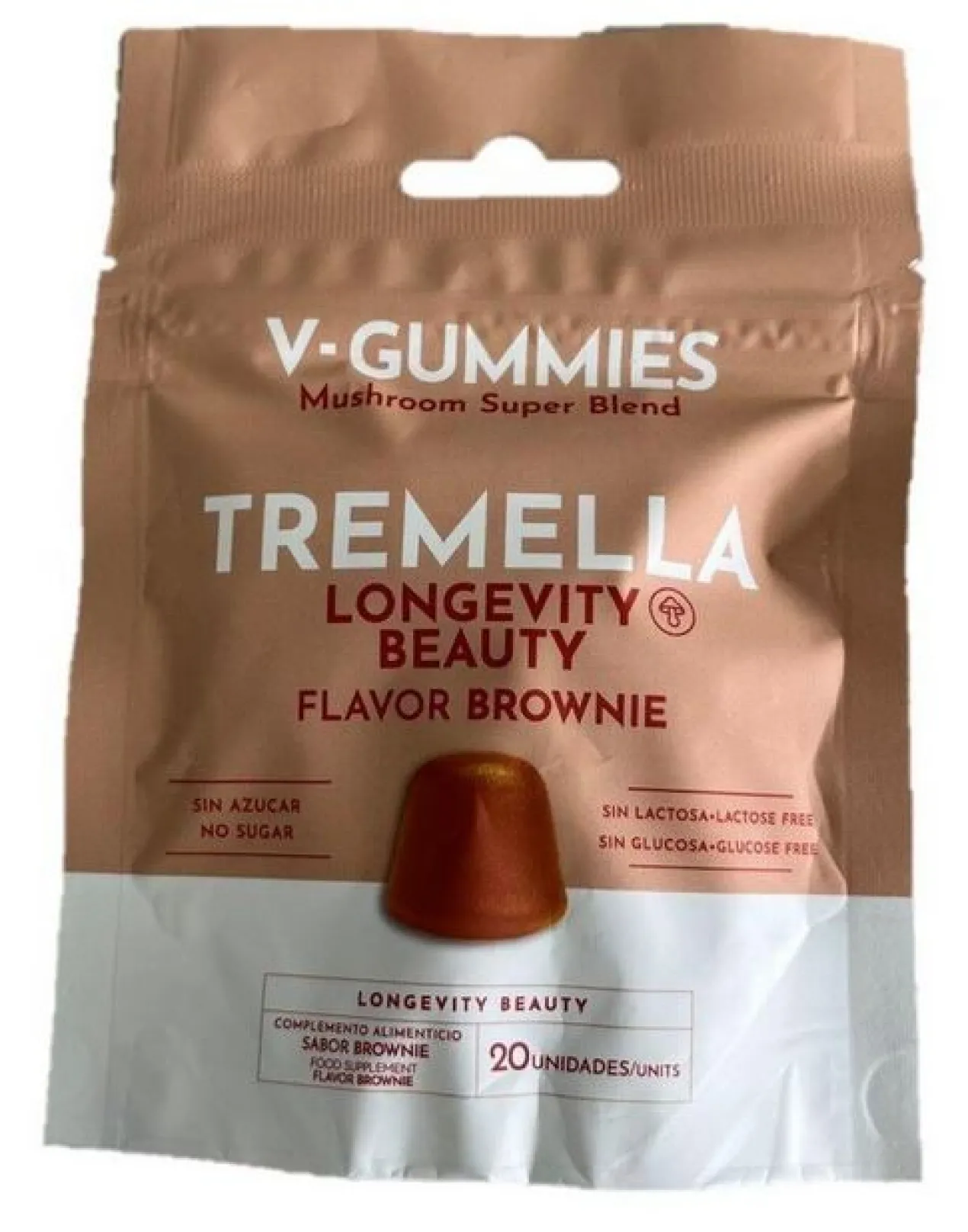 Gomas Antienvelhecimento Sabor Brownie