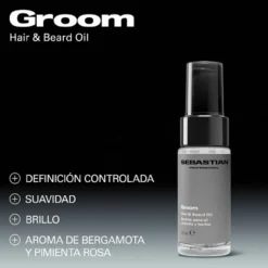 Groom Óleo de Cabelo e Barba para Homem