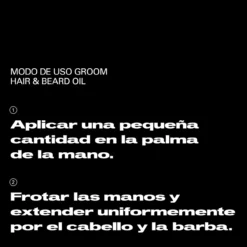 Groom Óleo de Cabelo e Barba para Homem