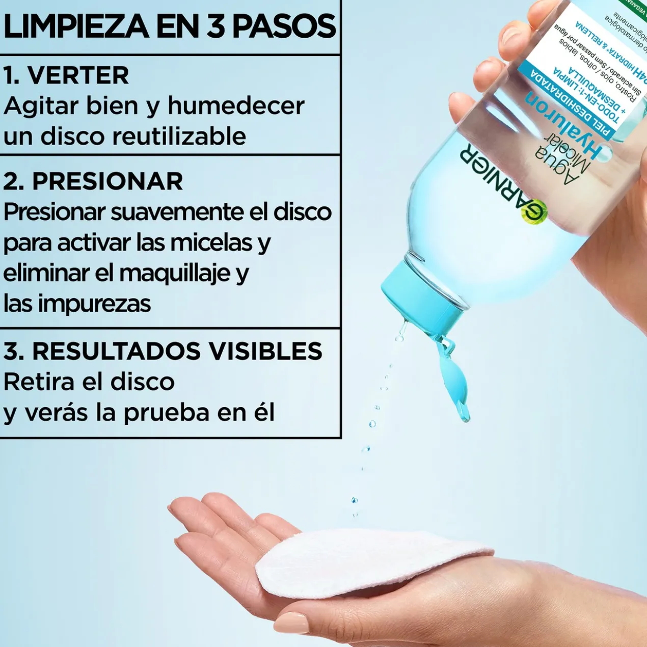 Água Micelar Aloe Hialurónico Tudo em 1