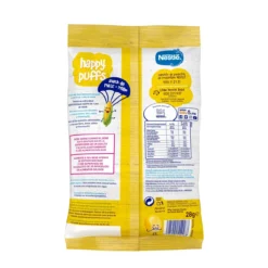 Happy Puffs Milho Natural Snack à base de milho