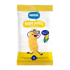 Happy Puffs Milho Natural Snack à base de milho