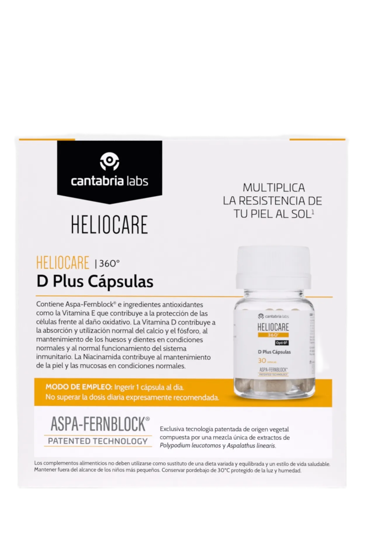 Heliocare 360º D Plus Cápsulas