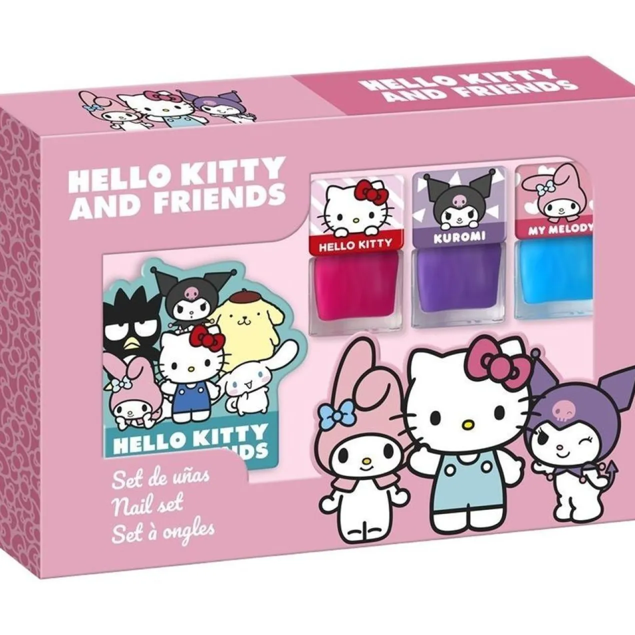 Hello Kitty and Friends Conjunto de Unhas