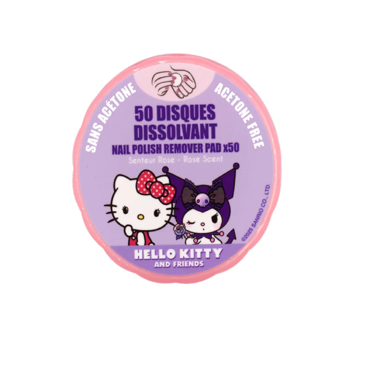 Hello Kitty and Friends Discos Removedores de Verniz