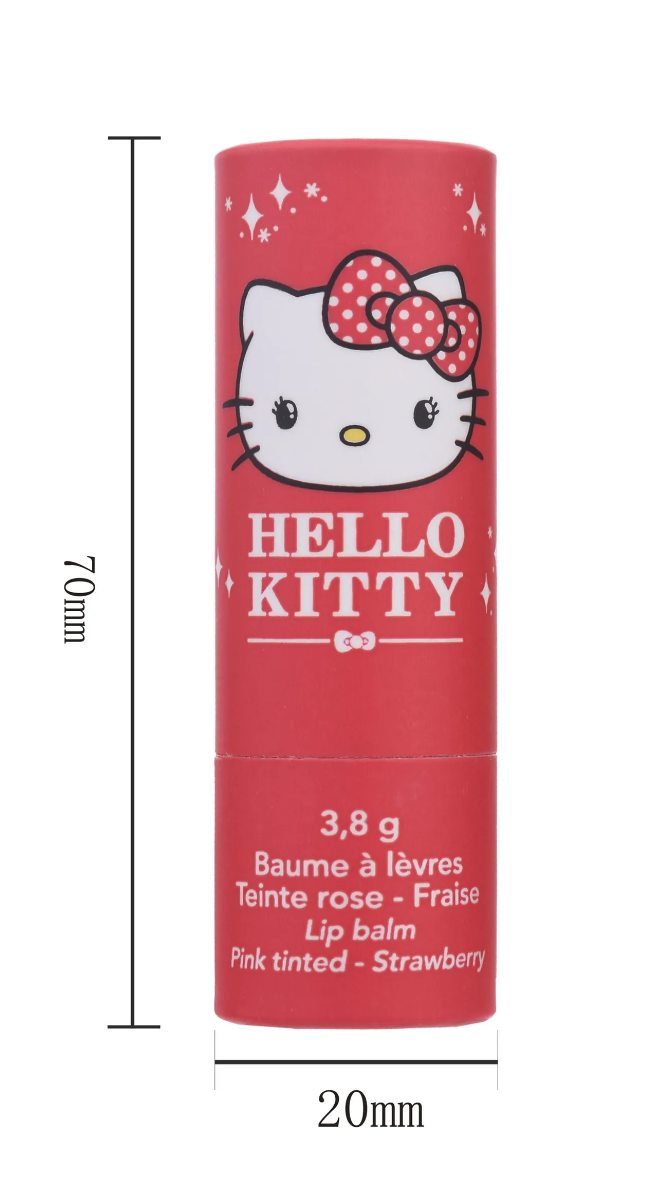 Hello Kitty Bálsamo Labial com Cor