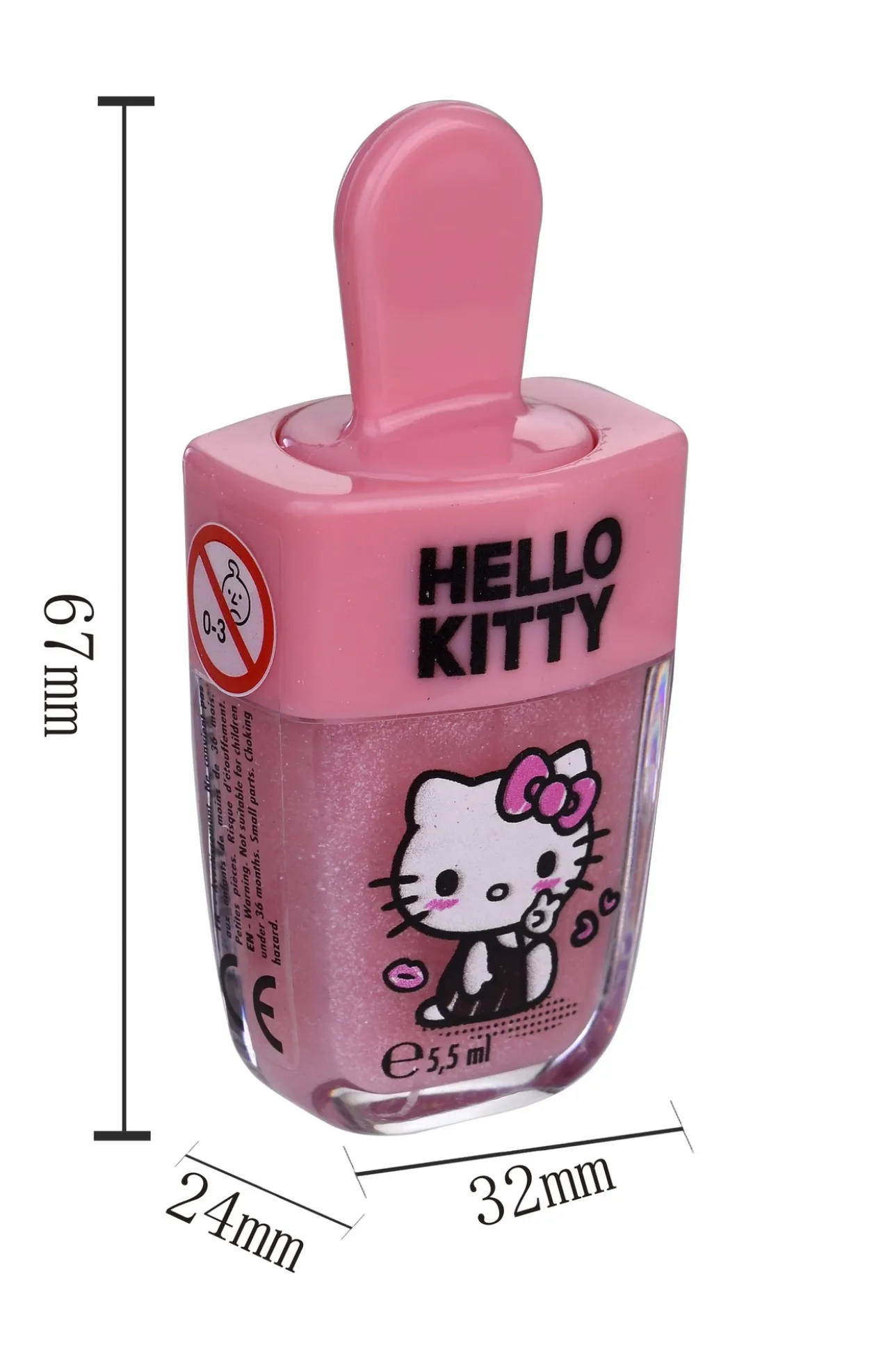 Hello Kitty Brilho Labial Sabor Morango