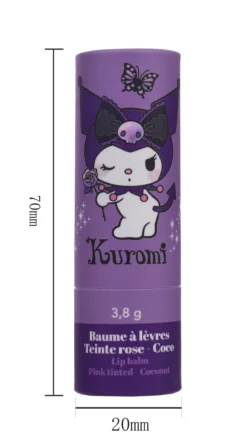 Hello Kitty Kuromi Bálsamo Labial com Cor