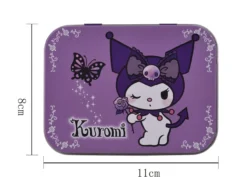 Hello Kitty Kuromi Caixa de Pensos Infantis Brilhantes