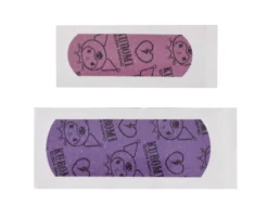 Hello Kitty Kuromi Caixa de Pensos Infantis Brilhantes