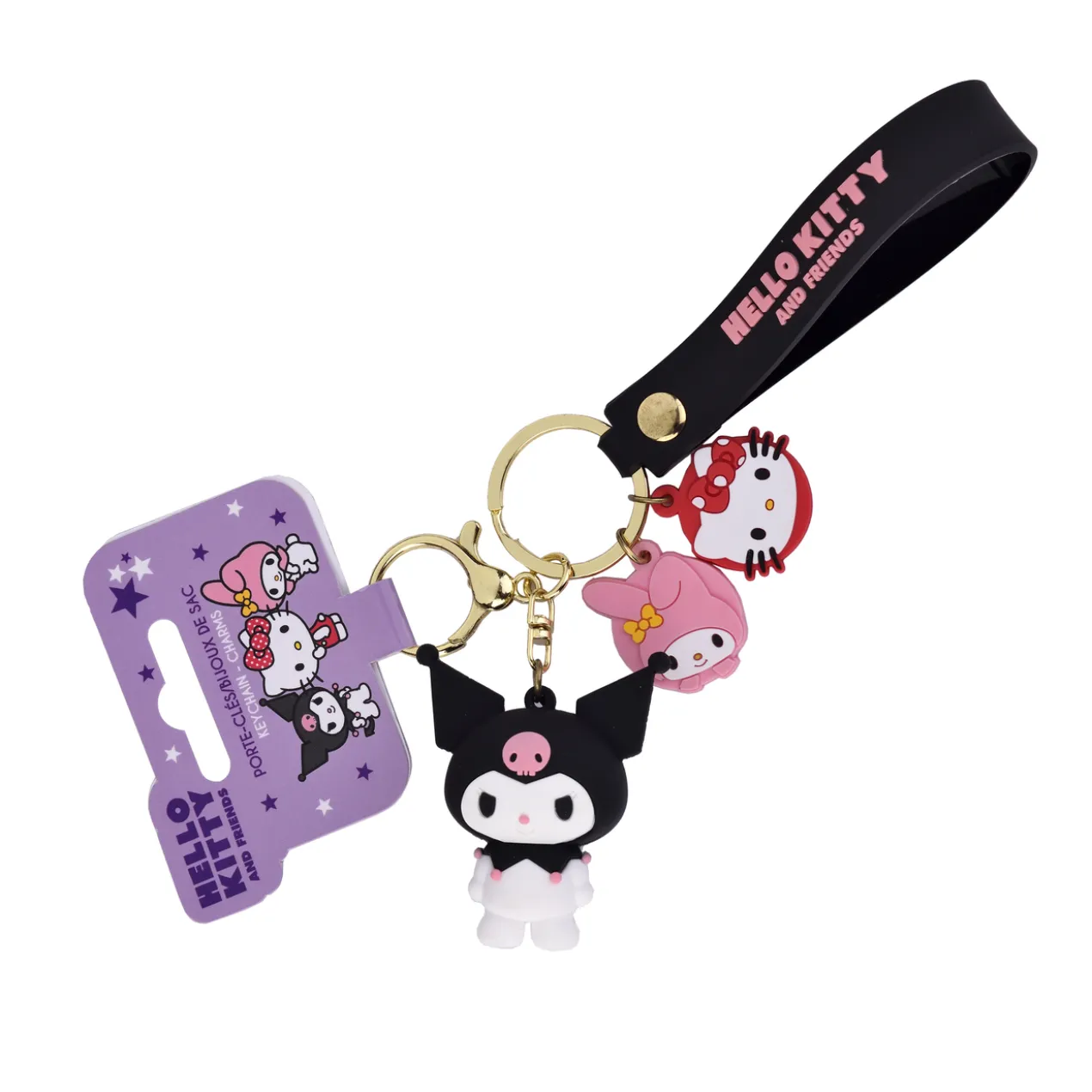 Hello Kitty Kuromi Porta-chaves