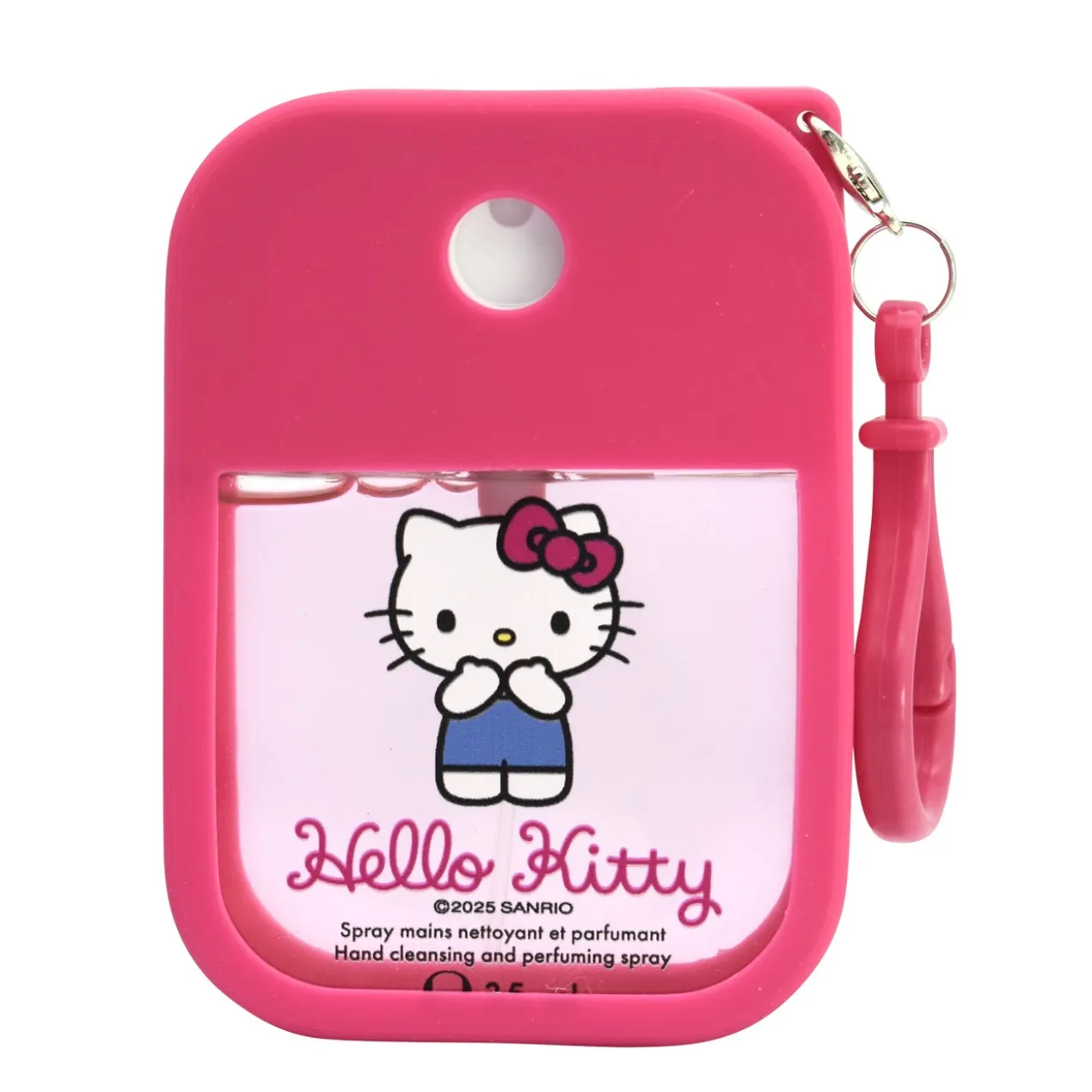Hello Kitty Spray de Limpeza e Perfume para Mãos + Capa de Silicone