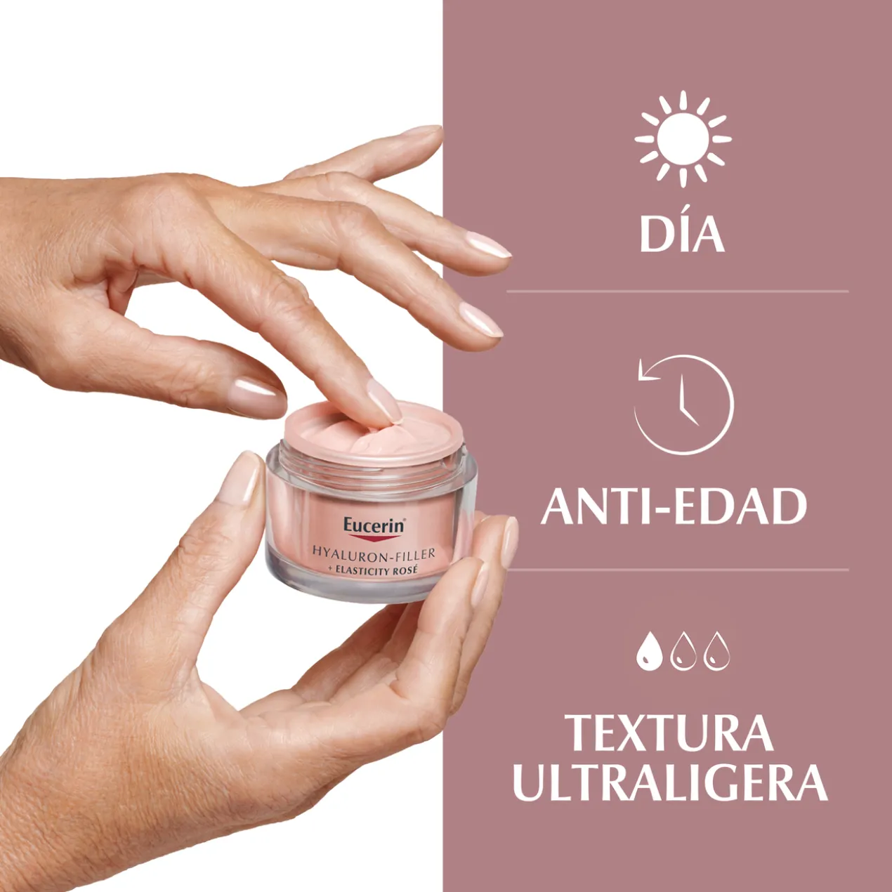 Hyaluron-Filler + Elasticity Creme de Dia Rosa SPF 30