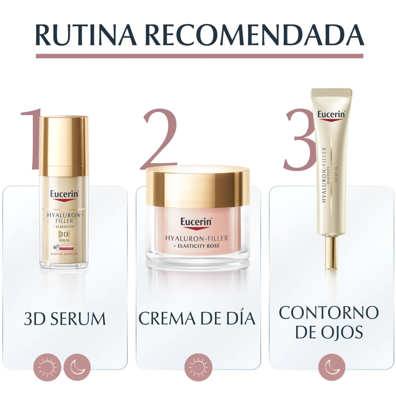 Hyaluron-Filler + Elasticity Creme de Dia Rosa SPF 30