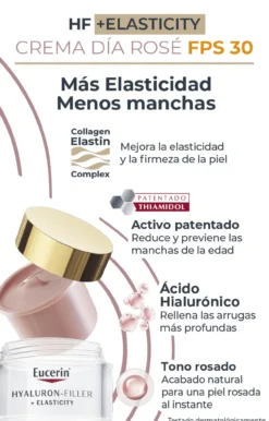 Hyaluron-Filler + Elasticity Creme de Dia Rosé SPF30 + Refill