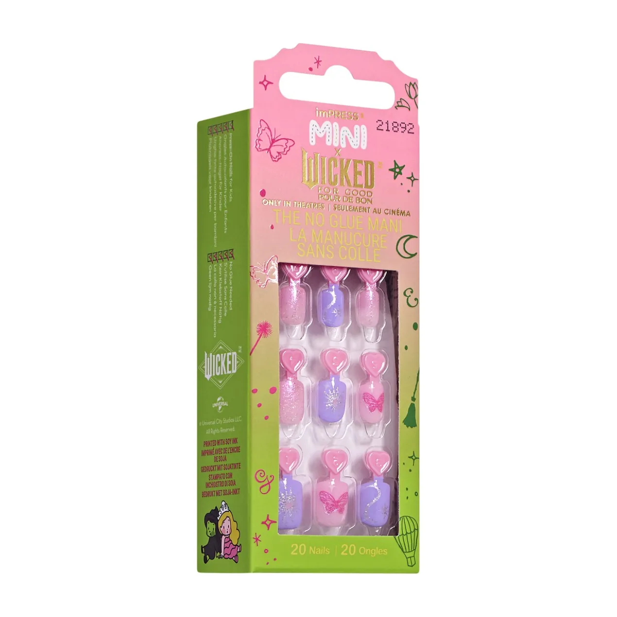 imPRESS Mini x Wicked For Good Good News! Conjunto de Manicura