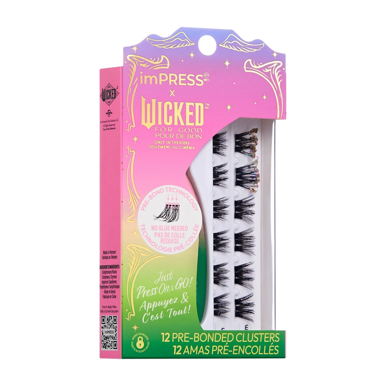 imPRESS x Wicked For Good Fly... Fly! Pestanas Postiças