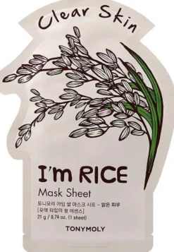 I'm Rice Mask Sheet Máscara Facial Iluminadora