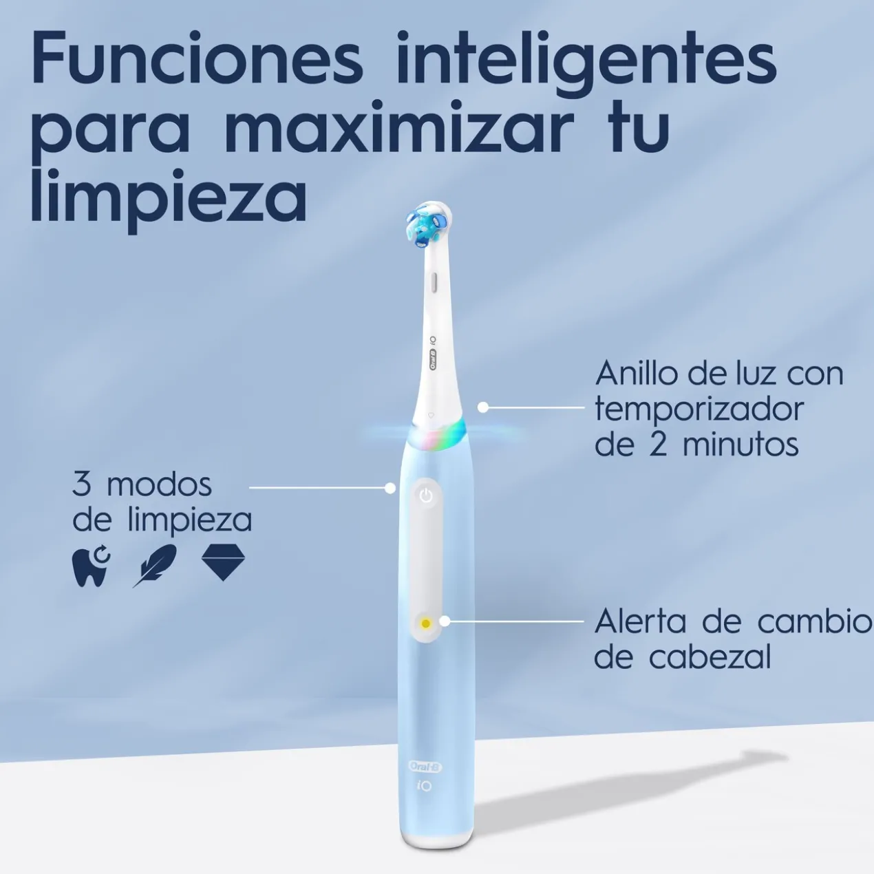 iO 3S Escova de Dentes Elétrica Azul