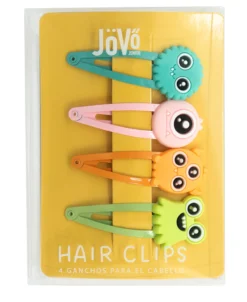 Junior Monsters Ganchos de Cabelo