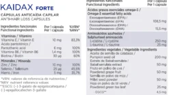 Kaidax Forte Cápsulas Anti-Queda
