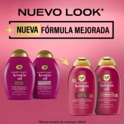 Keratin Oil Champô Força & Brilho