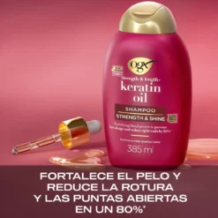 Keratin Oil Champô Força & Brilho