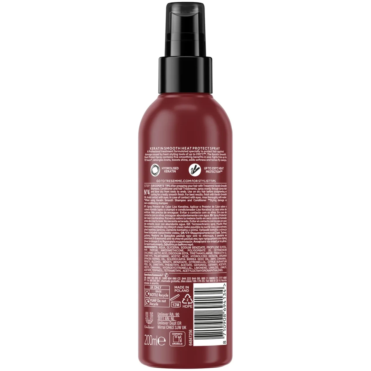 Keratin Smooth Spray Protetor de Calor